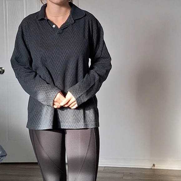 Green Longsleeve Polo - Picture 2 of 6